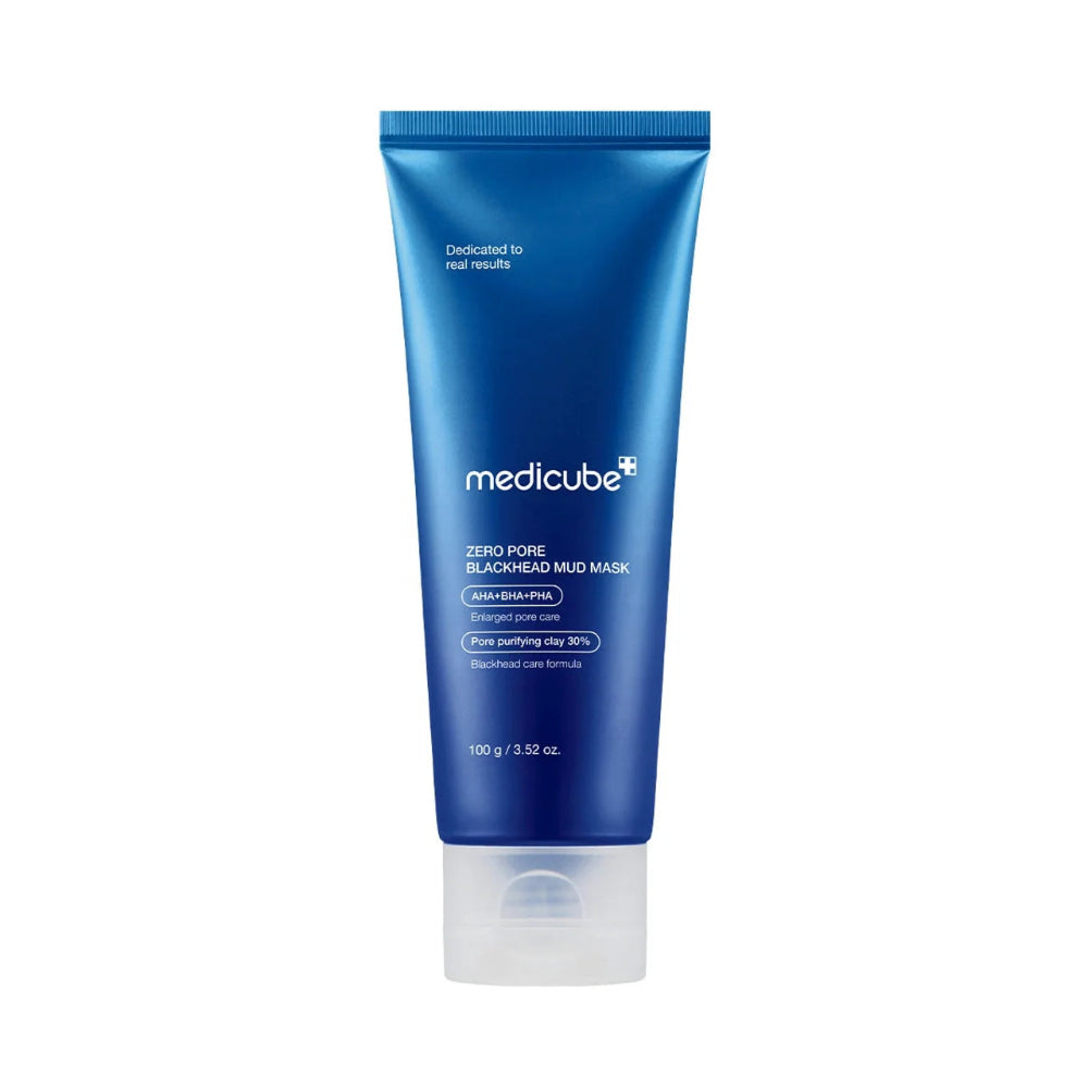 Medicube Zero Pore Blackhead Mud Mask 100g — Korean 5-clay BHA AHA deep-cleansing blackhead and pore mask Australia