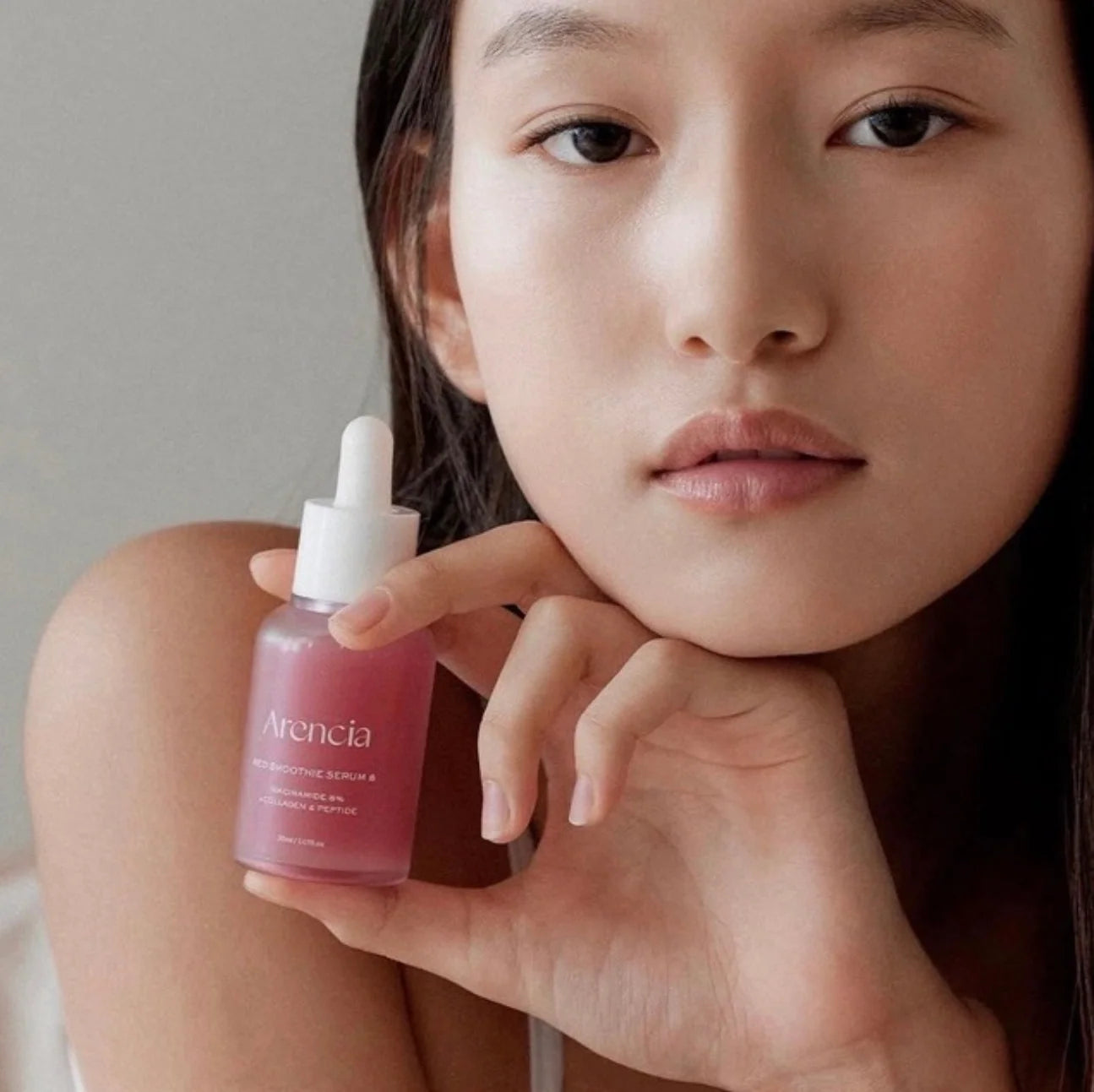 Arencia Fresh Red Smoothie Serum 8 30ml, Korean 8% niacinamide and vitamin C serum for brightening and smaller-looking pores Australia