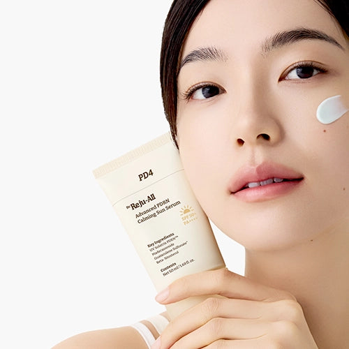 Dr.Reju-All Advanced PDRN Calming Sun Serum SPF50+ PA++++ 50ml — lightweight Korean sunscreen serum with PDRN and Centella Australia