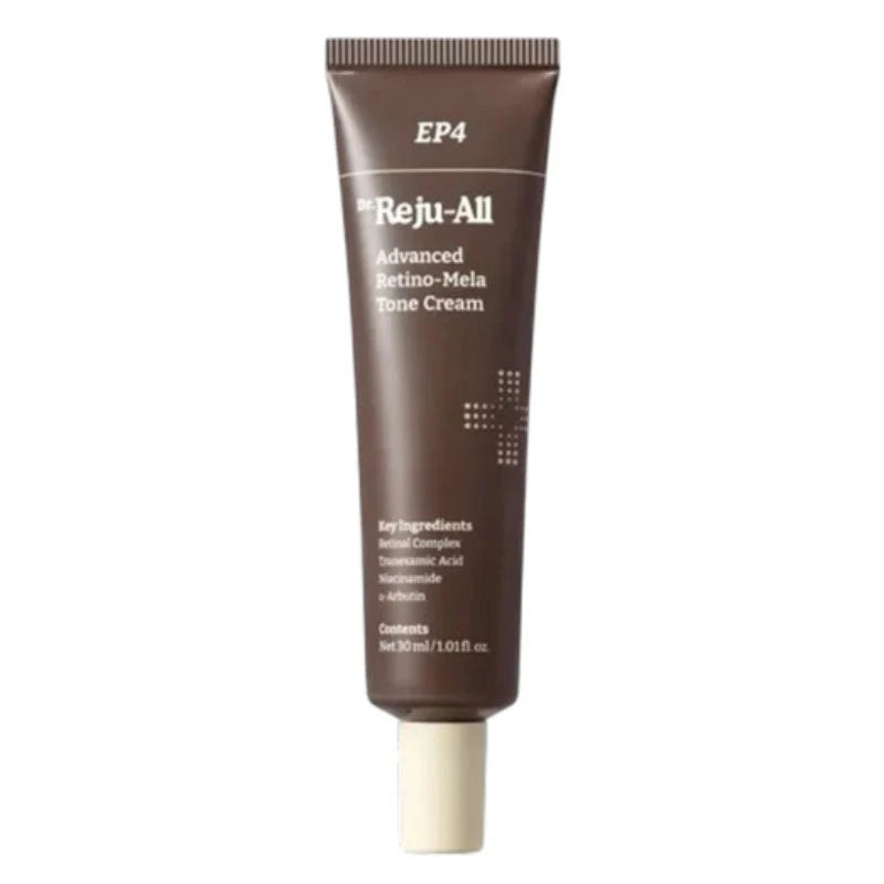 Dr.Reju-All Advanced Retino-Mela Tone Cream 30ml — Korean brightening cream with tranexamic acid, arbutin, niacinamide and gentle retinoids for dark spots Australia