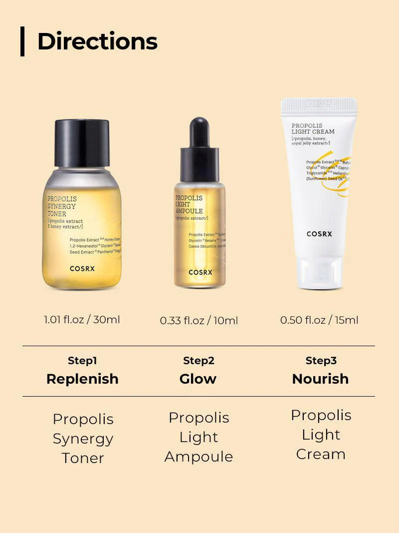 HONEY GLOW KIT - 3 step