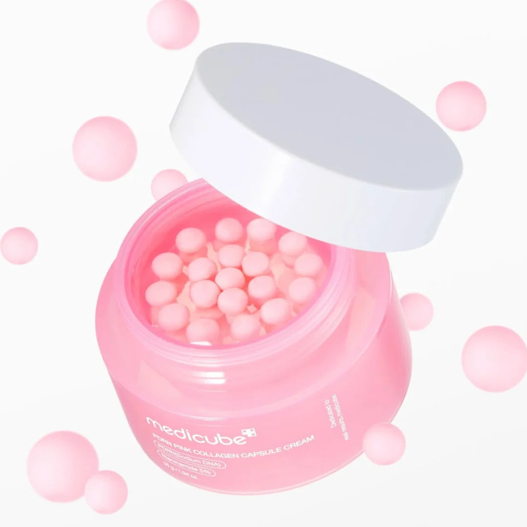 Medicube PDRN Pink Collagen Capsule Cream 55g — Korean salmon DNA PDRN niacinamide collagen moisturiser Australia