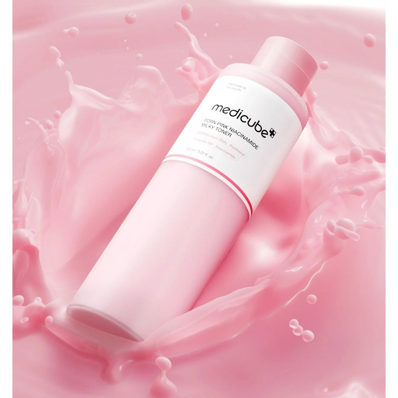 Medicube PDRN Pink Niacinamide Milky Toner 150ml — Korean salmon DNA PDRN niacinamide ceramide hydrating milky toner Australia