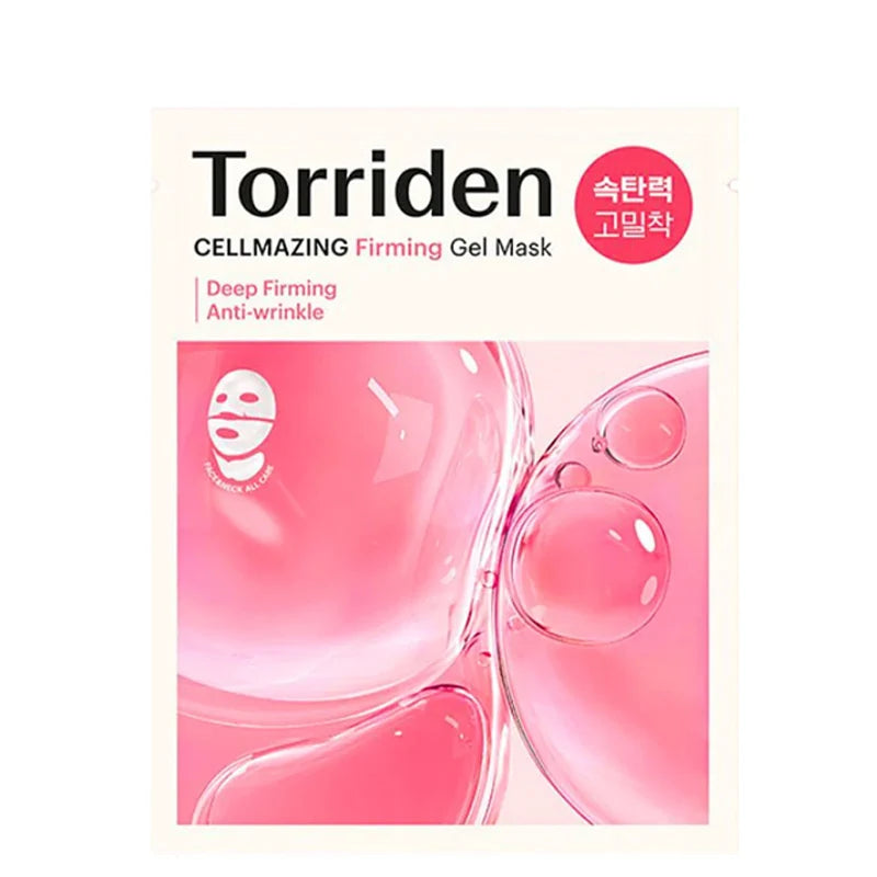 Torriden CELLMAZING Firming Gel Mask, Korean collagen and peptide hydrogel firming face mask for a plump, lifted look Australia
