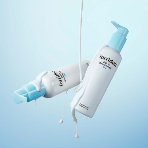 Torriden DIVE-IN Cleansing Milk 200ml, vegan Korean hyaluronic acid milk cleanser and makeup remover for soft, hydrated skin Australia