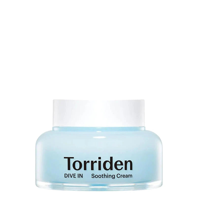 Torriden DIVE-IN Low Molecular Hyaluronic Acid Soothing Cream, Korean lightweight hyaluronic acid gel-cream moisturiser for sensitive and oily skin Australia